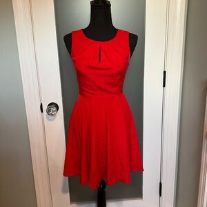 Express Vibrant Red Mini Dress
